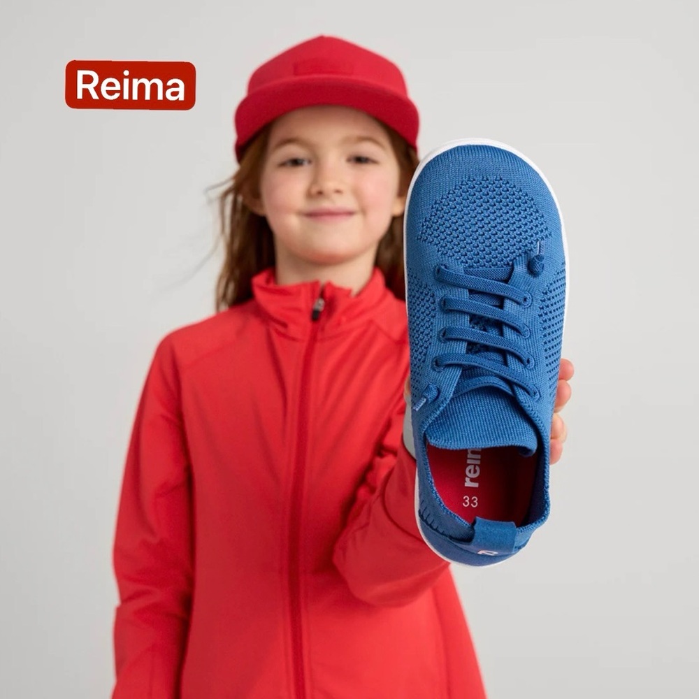 Reima Astelu Barefoot Sneakers – Kids Blue (Size EU 30)